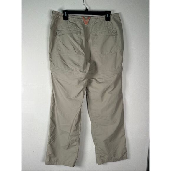 The North Face Horizon II convertible hiking pants khaki beige nylon UPF30 sz wo - Picture 6 of 10